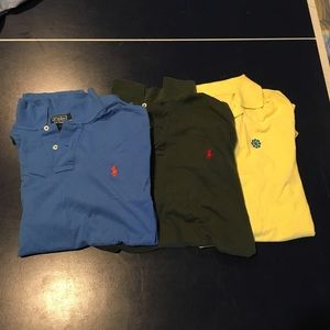 3 Polos: Ralph Lauren + Nike